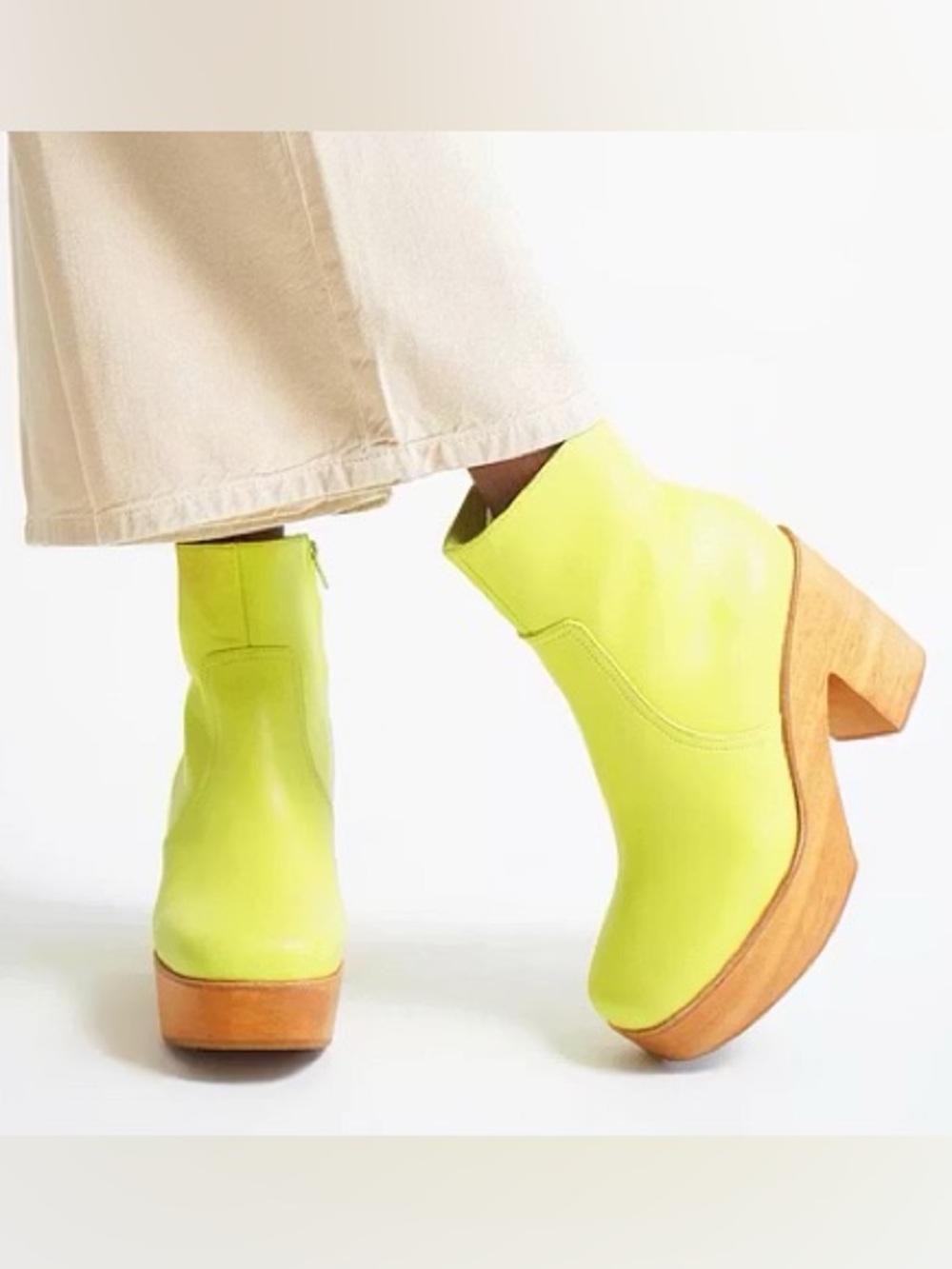 Charlotte Stone Paz Boot in Acid Green, Size 9